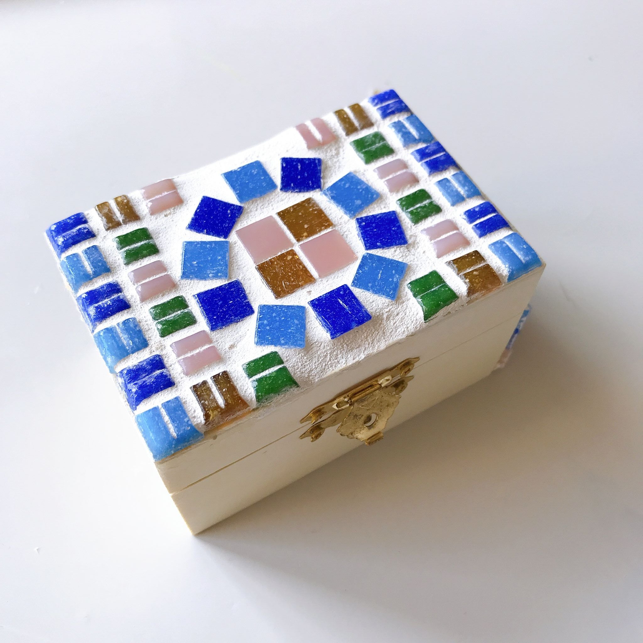 香港馬賽克手工工作坊 馬賽克木盒手工班