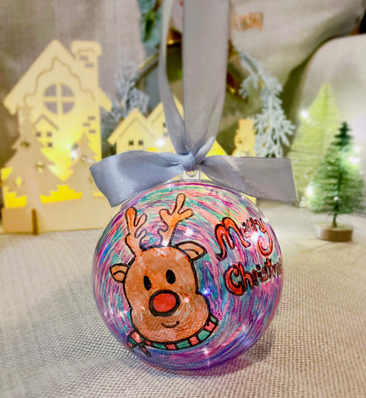 聖誕手繪吊飾球工作坊 香港