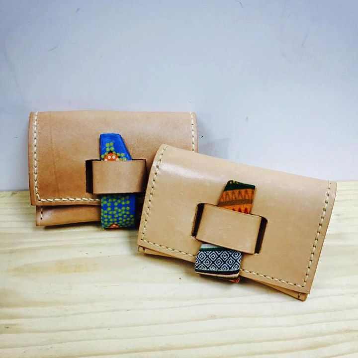 香港手工皮革班 皮銀包