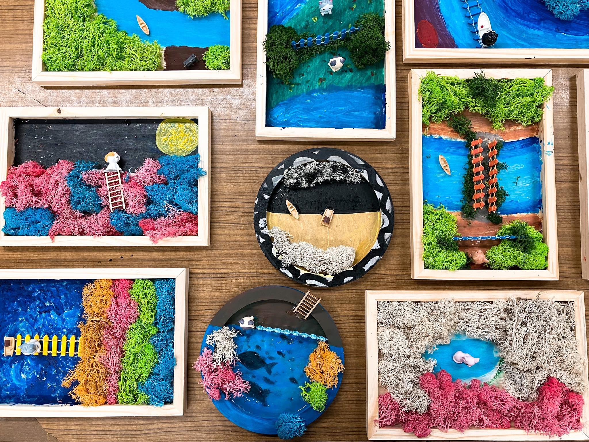 香港苔蘚畫DIY工作坊, 讓你運用大自然的苔蘚, 製作天然手工藝術品。