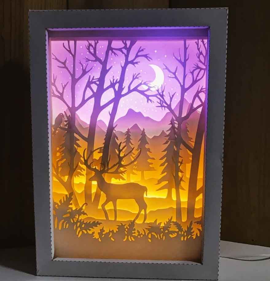 香港光影紙雕燈盒手工班