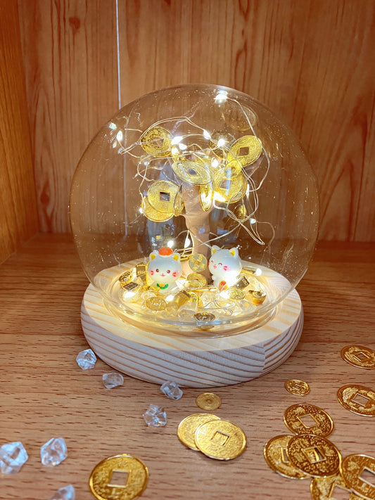 新年場景玻璃球手工班