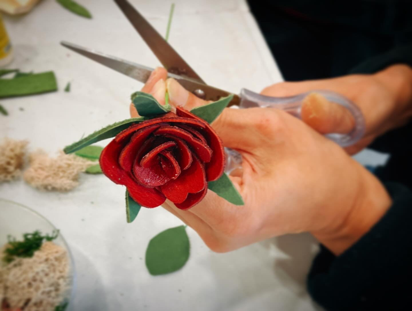 皮革花工作坊 (簡易程度 : ★★)