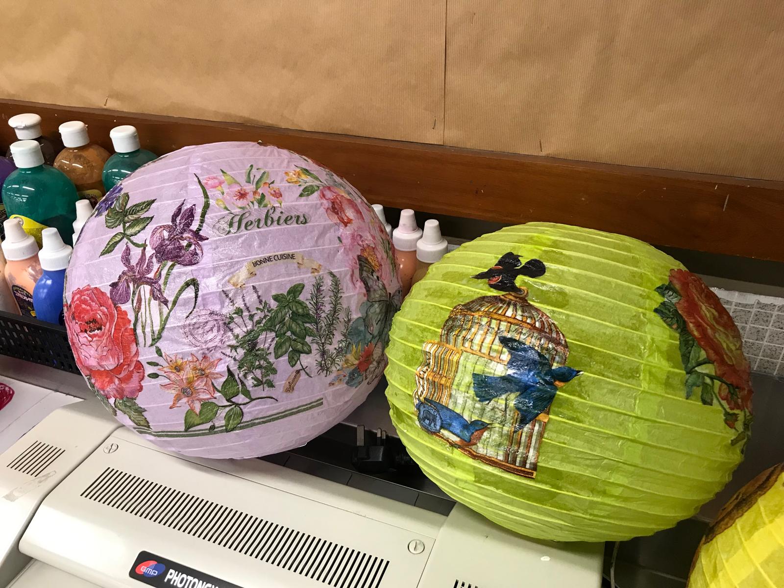 香港碟古巴特拼貼燈籠DIY手工工作坊