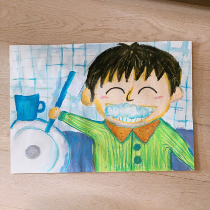 油粉彩兒童繪畫班