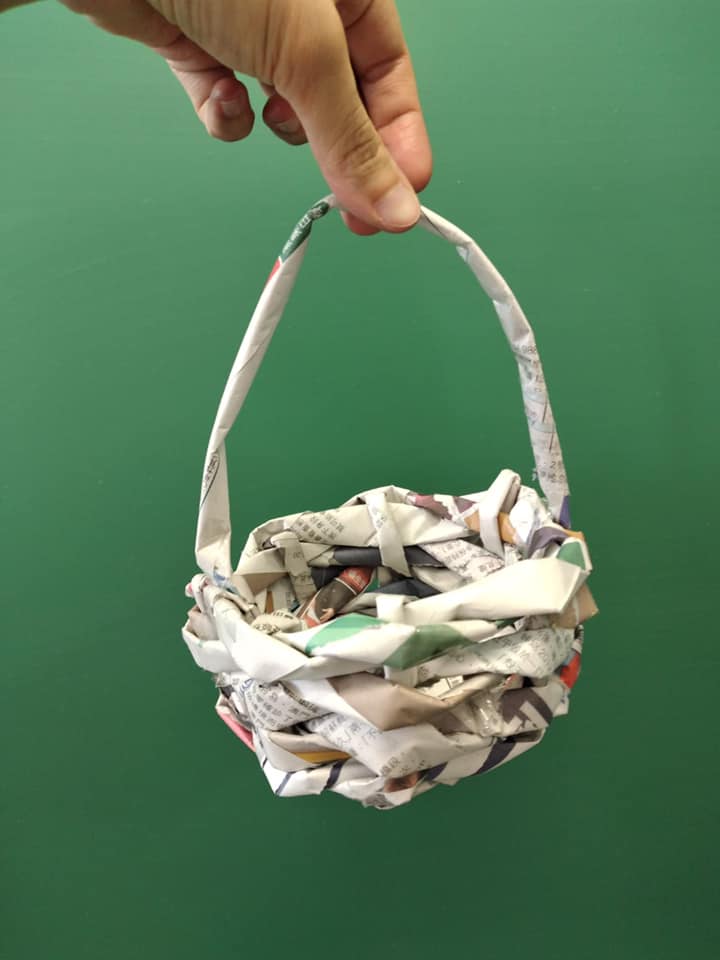 香港可持續發展回收紙編織手工工作坊