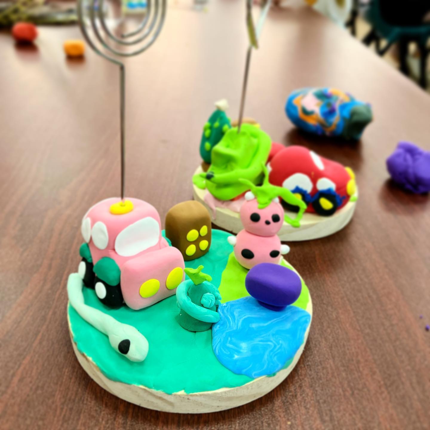 香港手工黏土便條夾幼稚園親子興趣班