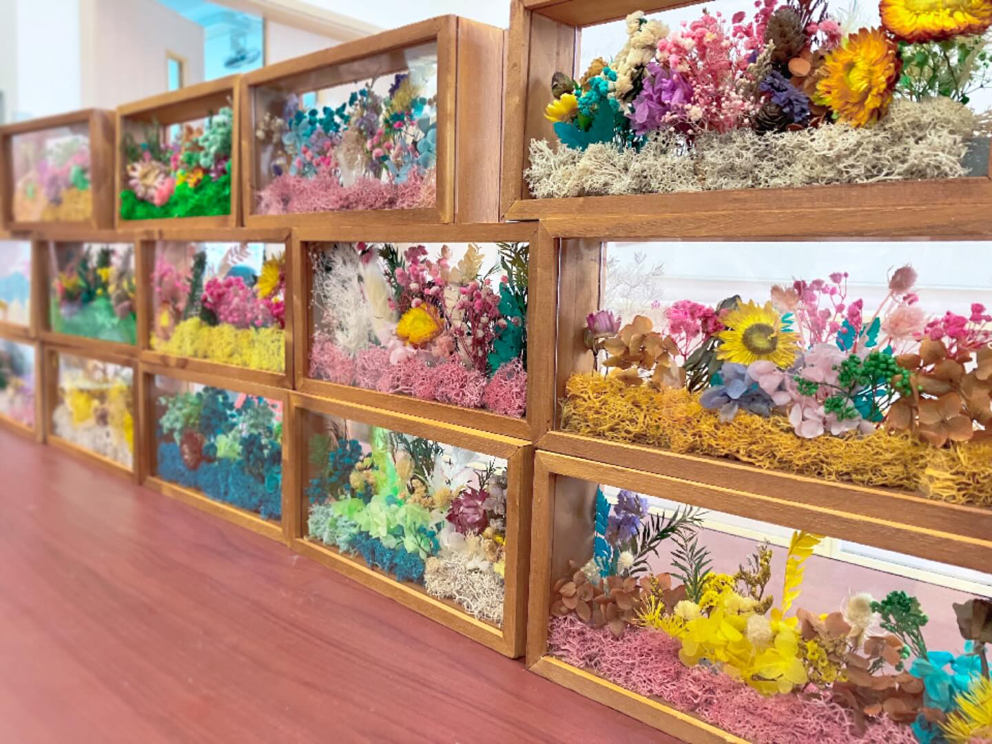香港乾花框花藝DIY手工班