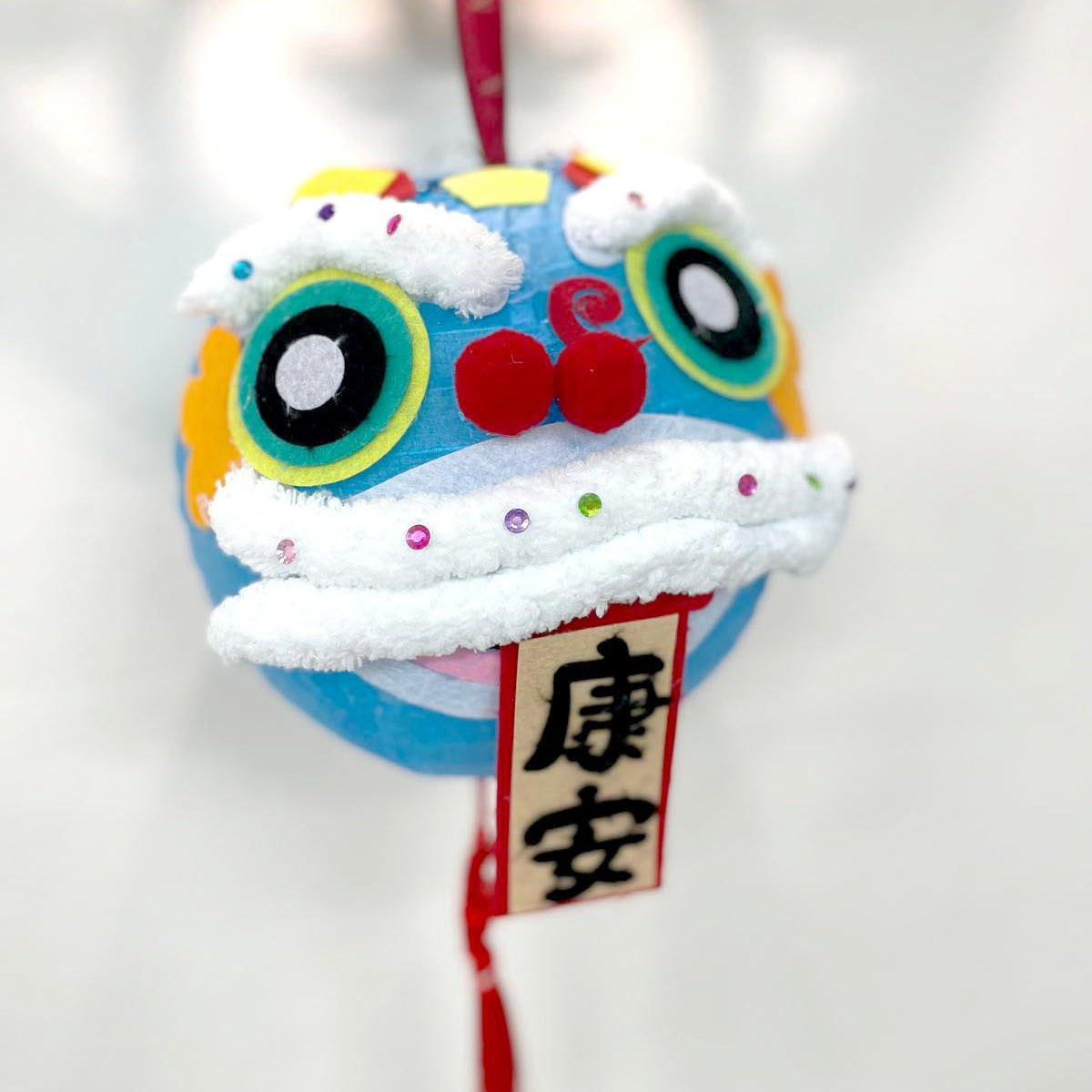 新年獅頭燈籠手工班
